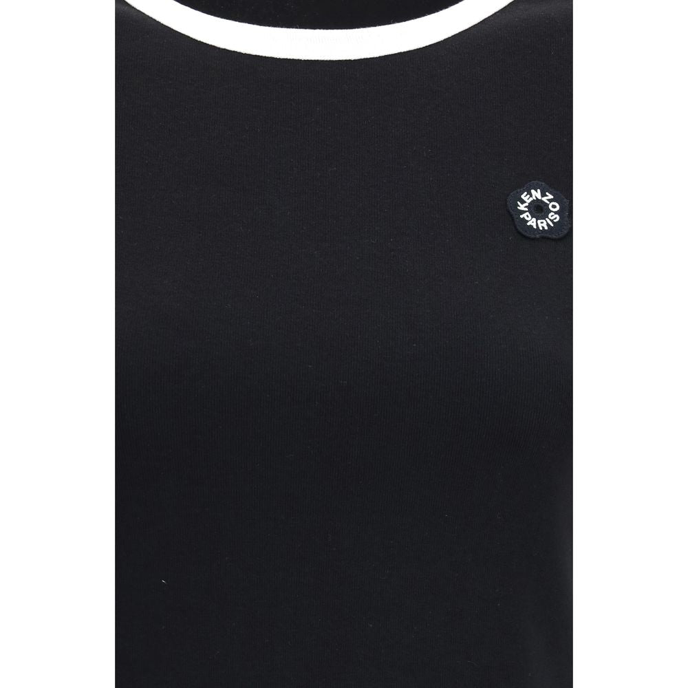 T-Shirt by Kenzo for women in cotton black features an on trend silhouette, perfectly showcasing a on trend and for an elevated aesthetic.