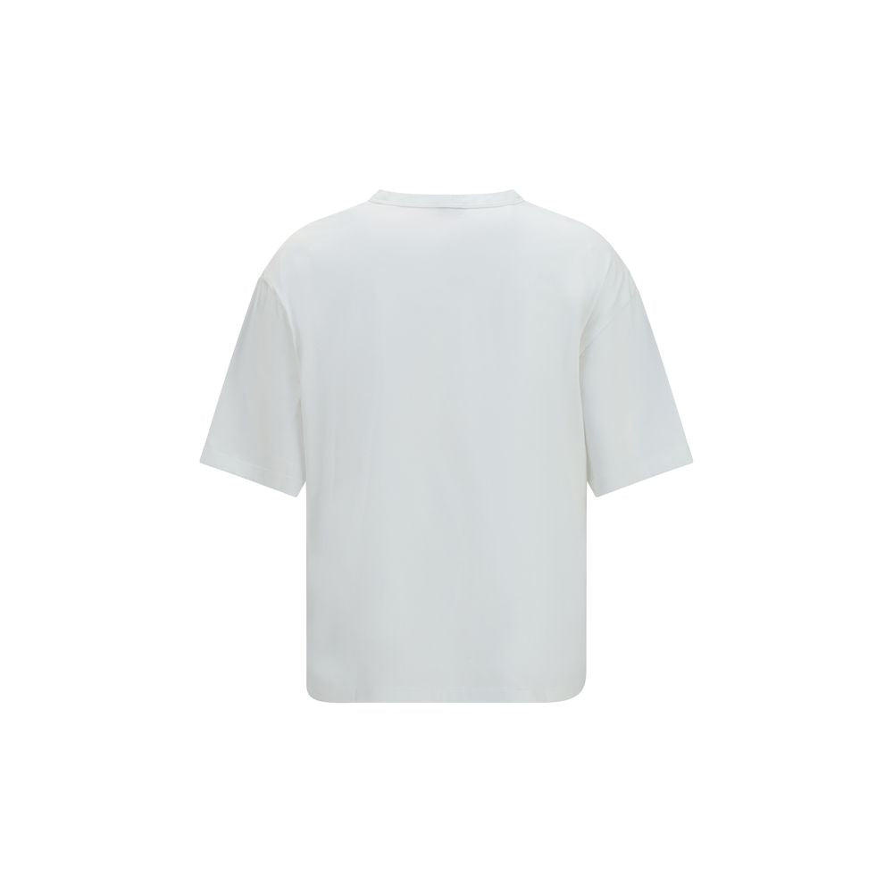 T-Shirt by Kenzo for women in cotton white, floral, signature & print showcases a fashionable silhouette, elegantly detailed with a fashionable and for a sophisticated, high-fashion look.