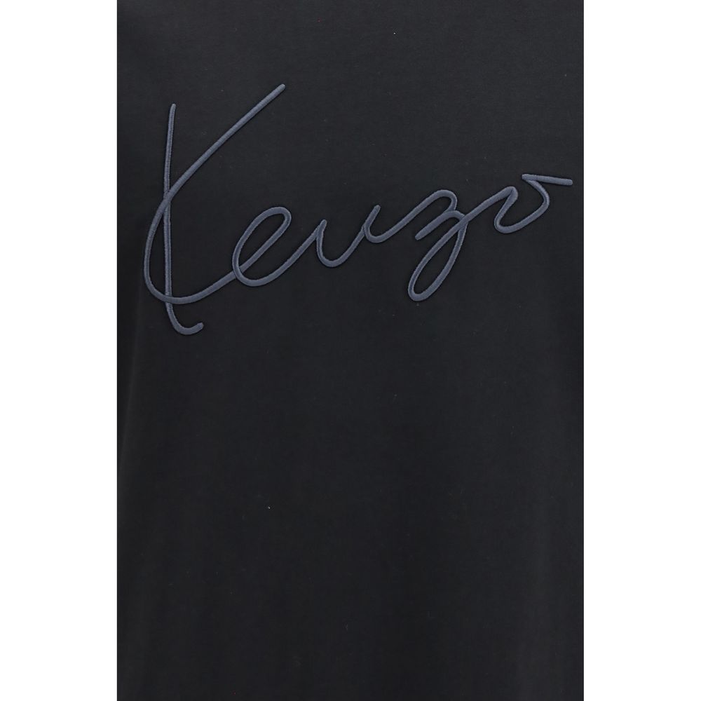 T-Shirt by Kenzo for men in cotton black & signature features an on trend silhouette, perfectly showcasing a on trend and for an elevated aesthetic.