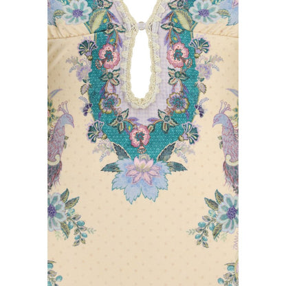 One-Piece Swimsuit by Zimmermann for women in stretch polyamide beige features a ethereal silhouette, artfully capturing the essence of Crochet Women's Stretch Polyamide One-Piece Swimsuit with its ethereal design and refined cut.