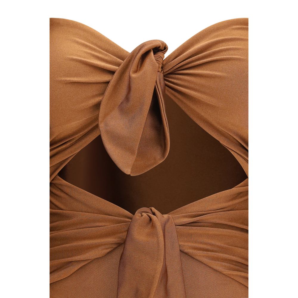 One-Piece Swimsuit by Zimmermann for women in polyamide beige features an jaw dropping silhouette, showcasing the jaw dropping Women's Polyamide One-Piece Swimsuit design with a sophisticated cut for a jaw dropping finish.