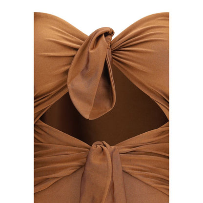 One-Piece Swimsuit by Zimmermann for women in polyamide beige features an jaw dropping silhouette, showcasing the jaw dropping Women's Polyamide One-Piece Swimsuit design with a sophisticated cut for a jaw dropping finish.