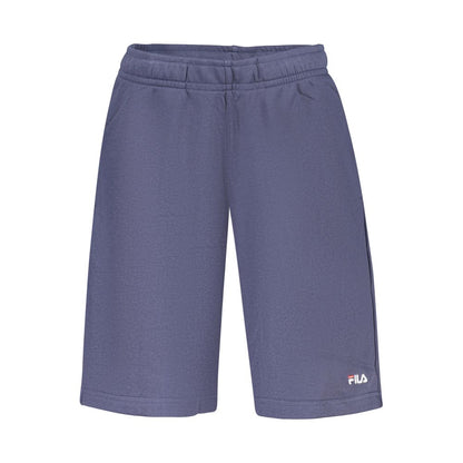 Activewear Shorts by Fila for men in organic cotton & polyester blue features a contemporary silhouette with adjustable-waistband, a contemporary athletic & relaxed-fit, short, and for a contemporary finish.