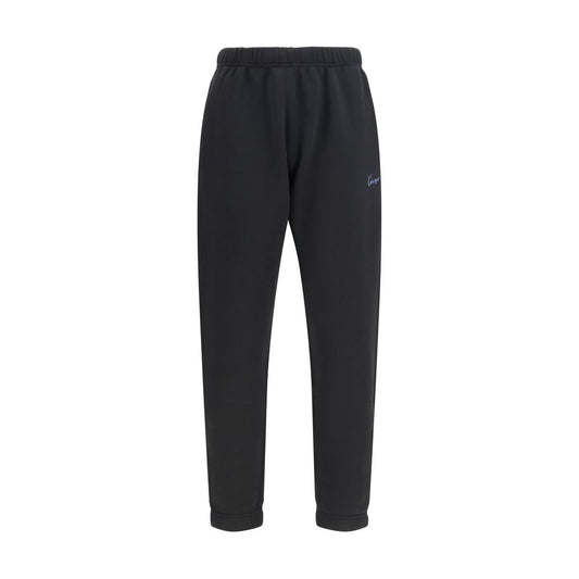 Jogger Sweatpants by Kenzo for men in cotton black & signature features a contemporary silhouette with , a contemporary regular-fit, long hem, and for a premium, high-performance aesthetic.
