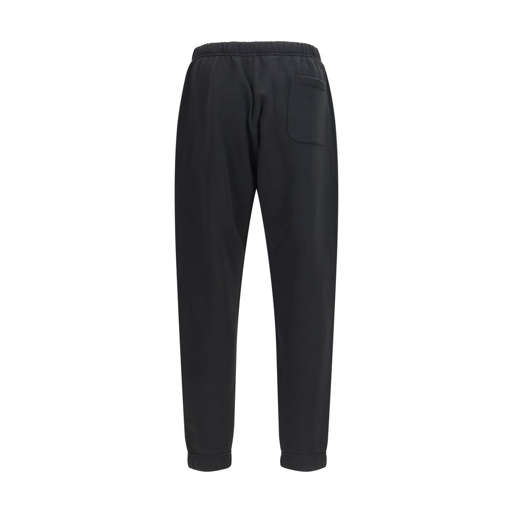 Jogger Sweatpants by Kenzo for men in cotton black & signature features a versatile silhouette, integrating performance with a versatile regular-fit, long, and comfortable .