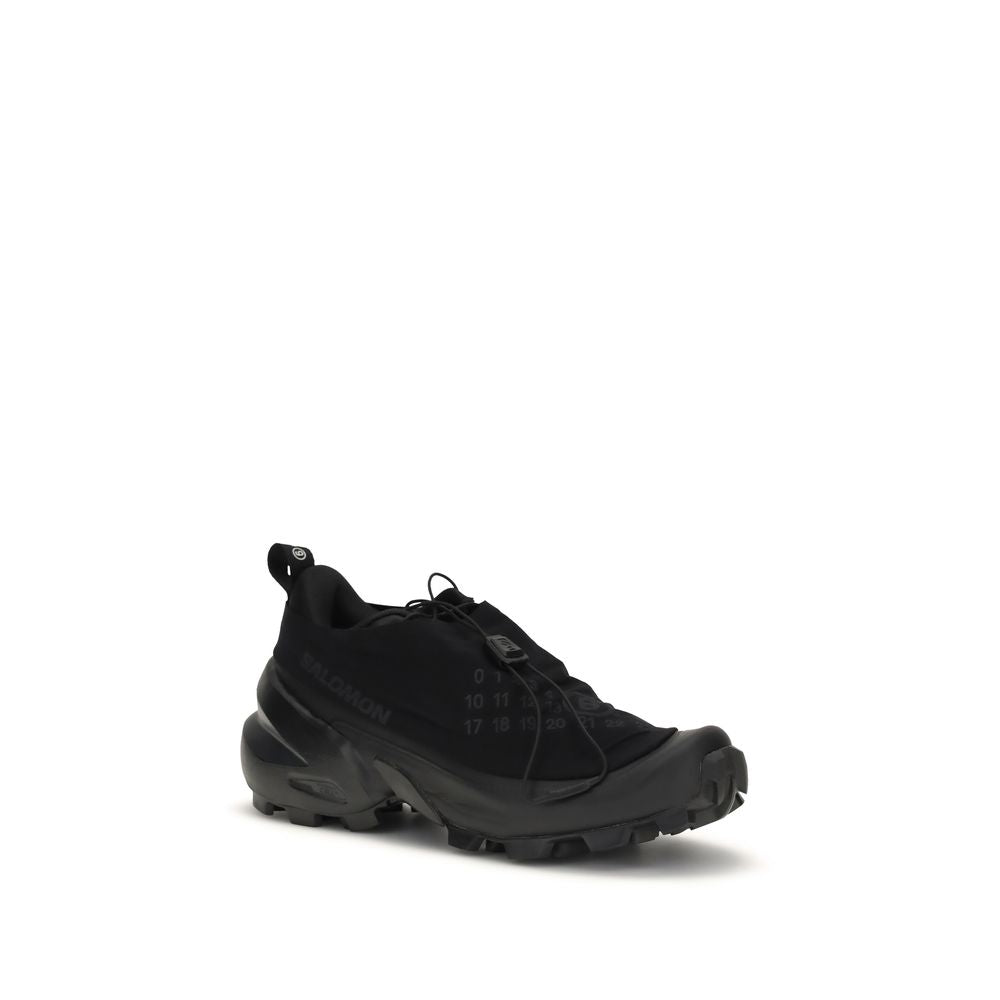Athletic Sneakers by MM6 for women in polyamide & polyester black & signature features an effortless chic silhouette, showcasing the signature chunky style of the Women's Chunky Polyamide & Polyester Athletic Sneakers collection with a truly effortless chic finish.
