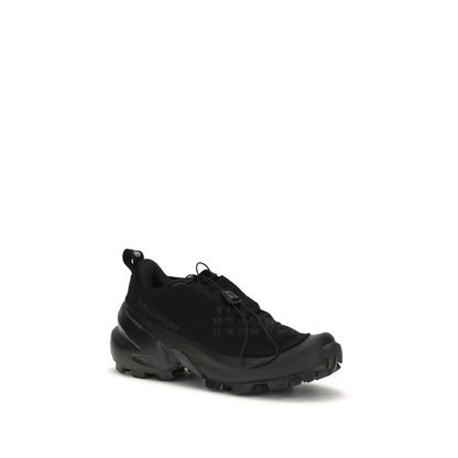 Athletic Sneakers by MM6 for women in polyamide & polyester black & signature features an effortless chic silhouette, showcasing the signature chunky style of the Women's Chunky Polyamide & Polyester Athletic Sneakers collection with a truly effortless chic finish.