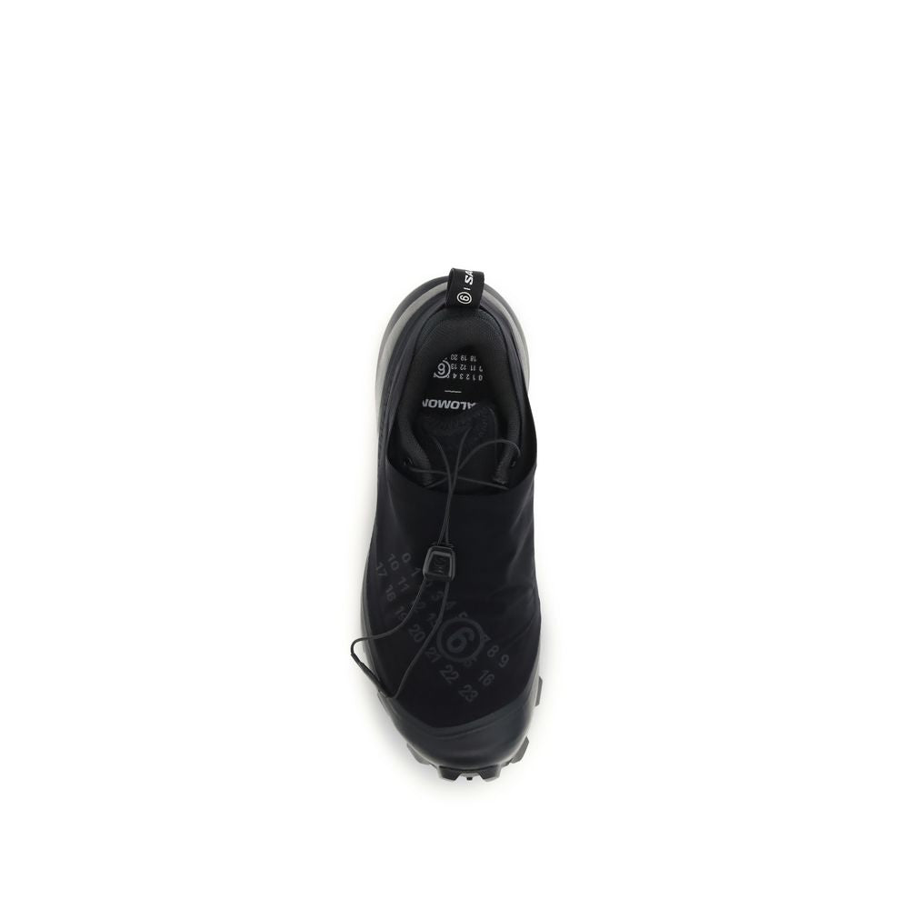Athletic Sneakers by MM6 for women in polyamide & polyester black & signature showcases an impeccable silhouette, defined by an impeccable chunky style design that perfectly captures the essence of the Women's Chunky Polyamide & Polyester Athletic Sneakers.