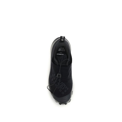 Athletic Sneakers by MM6 for women in polyamide & polyester black & signature showcases an impeccable silhouette, defined by an impeccable chunky style design that perfectly captures the essence of the Women's Chunky Polyamide & Polyester Athletic Sneakers.