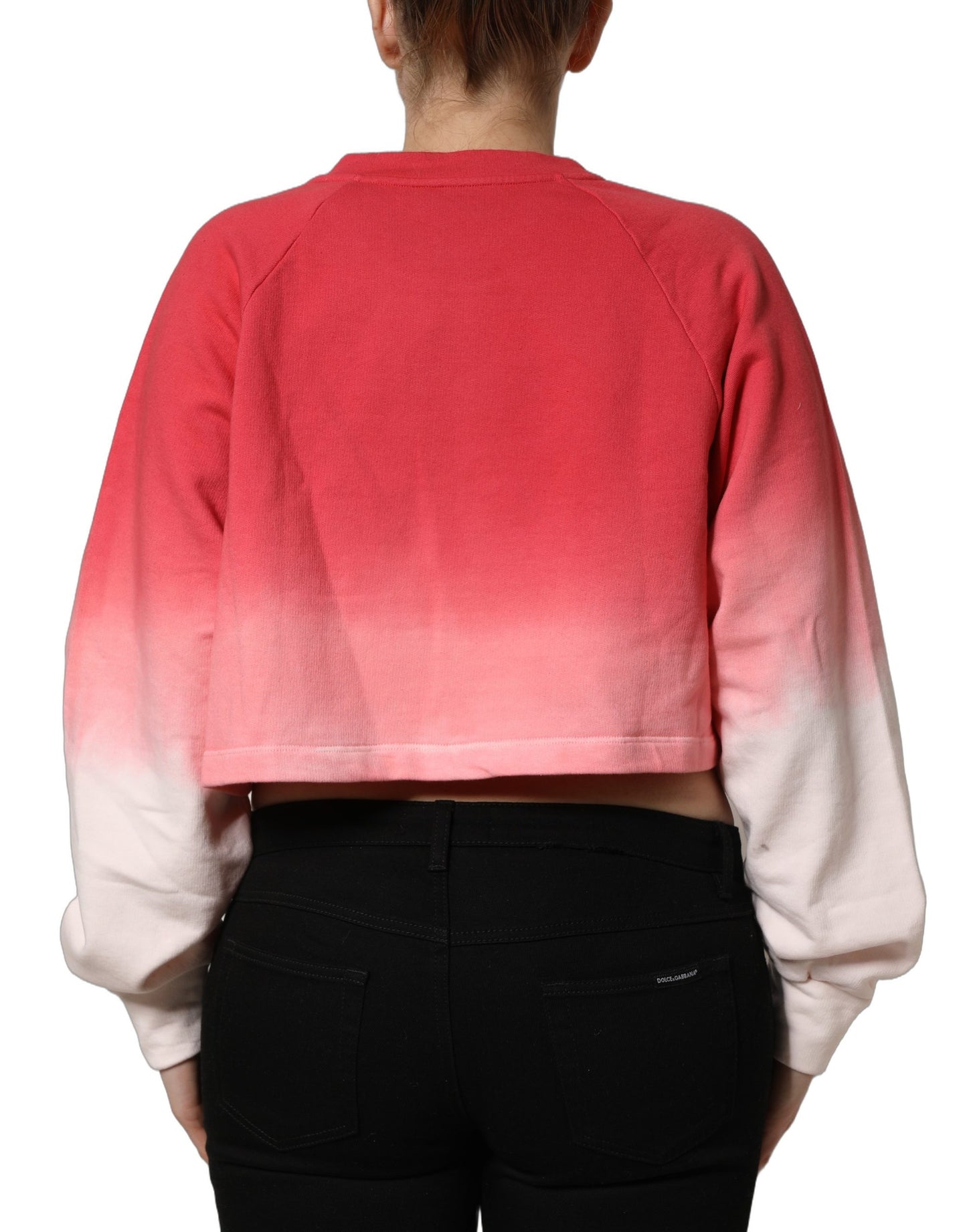 Dolce & Gabbana Multicolor StrawberryPrint Sweatshirt Sweater