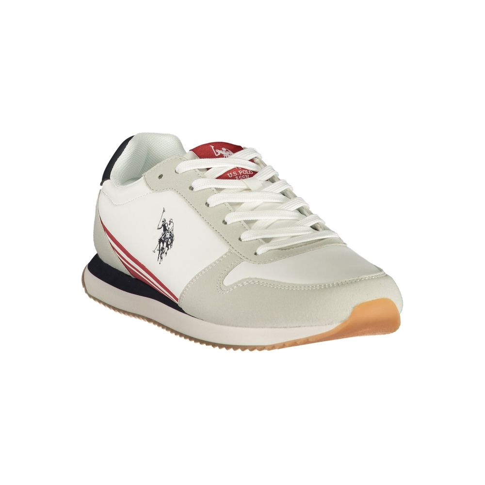 Athletic Sneakers U.S. POLO ASSN. men polyurethane blue, red, white & print featuring a avant-garde Men's Athletic Polyurethane Sneakers design with a avant-garde athletic style for a refined finish.