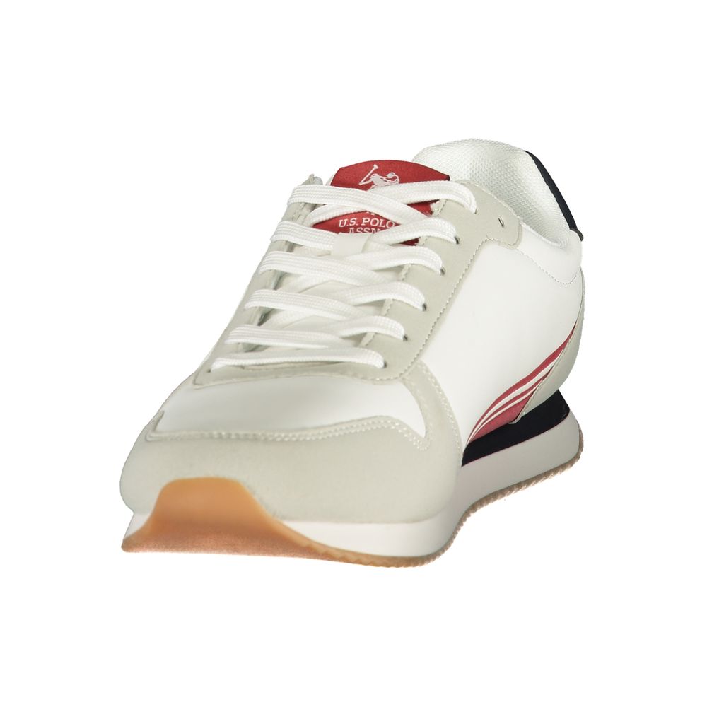 Athletic Sneakers by U.S. POLO ASSN. for men in polyurethane blue, red, white & print showcases an impeccable silhouette, defined by an impeccable athletic style design that perfectly captures the essence of the Men's Athletic Polyurethane Sneakers.