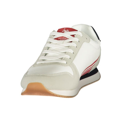 Athletic Sneakers by U.S. POLO ASSN. for men in polyurethane blue, red, white & print showcases an impeccable silhouette, defined by an impeccable athletic style design that perfectly captures the essence of the Men's Athletic Polyurethane Sneakers.
