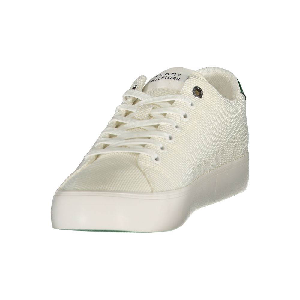 Athletic Sneakers Tommy Hilfiger men polyester & polyurethane green & white featuring a avant-garde Men's Athletic Polyester & Polyurethane Sneakers design with a avant-garde athletic style for a refined finish.