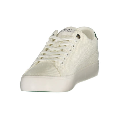 Athletic Sneakers Tommy Hilfiger men polyester & polyurethane green & white featuring a avant-garde Men's Athletic Polyester & Polyurethane Sneakers design with a avant-garde athletic style for a refined finish.