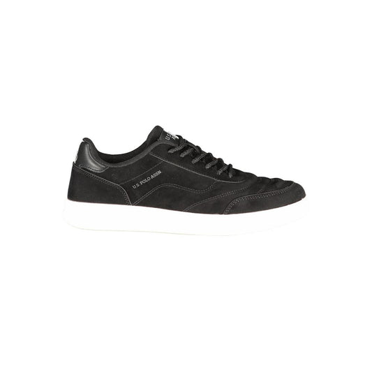 Athletic Sneakers U.S. POLO ASSN. women polyester & polyurethane black & print featuring a avant-garde Women's Athletic Polyester & Polyurethane Sneakers design with a avant-garde athletic style for a refined finish.
