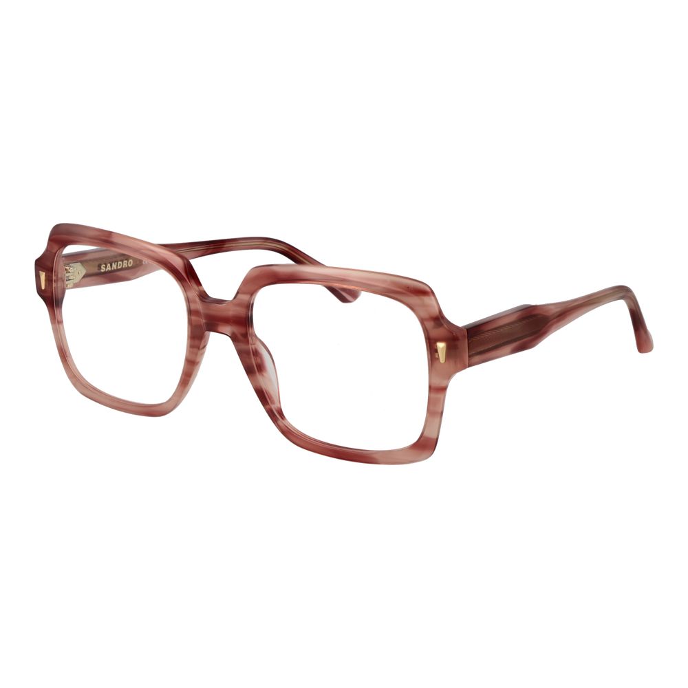 Eyeglasses Frames by Sandro for women in and pink showcases a refined silhouette, detailed with a rose coloured frame finish and a sophisticated full-frame frame design.