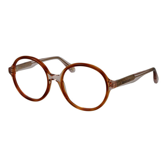Eyeglasses Frames by Christian Lacroix for women in acetate and brown showcases an refined full-frame frame design featuring a sophisticated brown coloured frame for an refined and refined aesthetic.