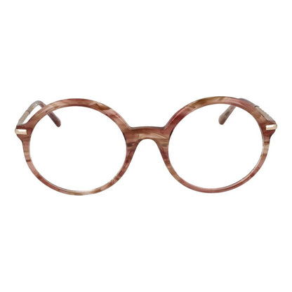 Eyeglasses Frames by Sandro for women in pink showcases a refined full-frame frame design with a refined rose coloured frame finish for a refined and sophisticated look.