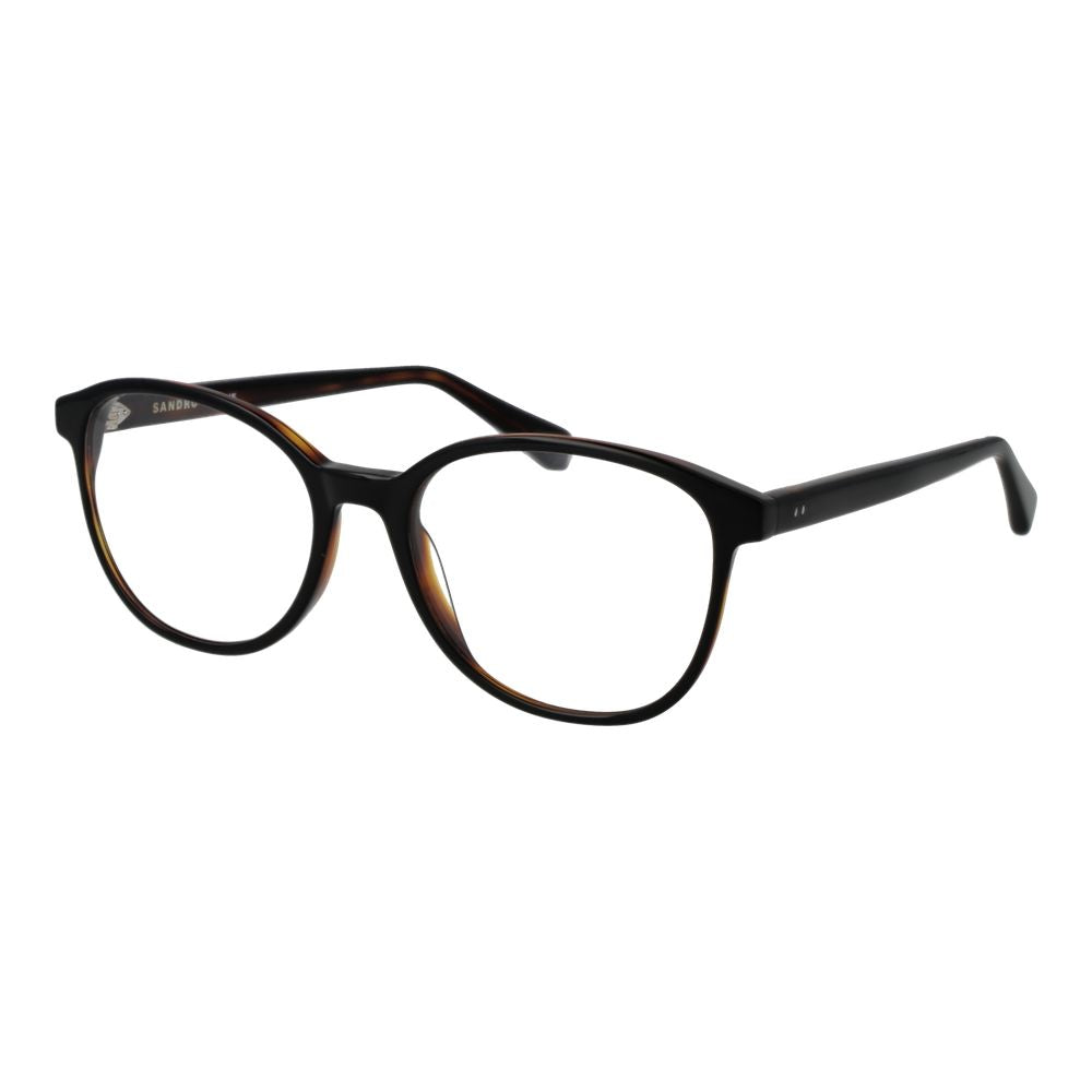 Eyeglasses Frames by Sandro for men in black features an refined silhouette, showcasing the refined black coloured frame and sophisticated full-frame frame design.