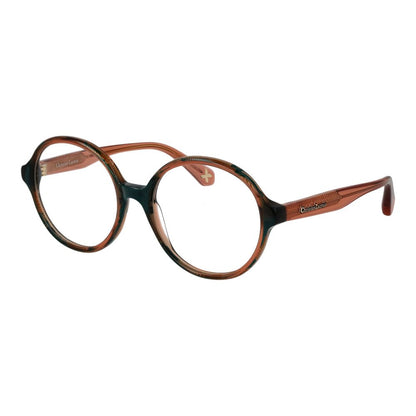 Eyeglasses Frames by Christian Lacroix for women in and multicolor showcases a refined silhouette, detailed with a green coloured frame finish and a sophisticated full-frame frame design.