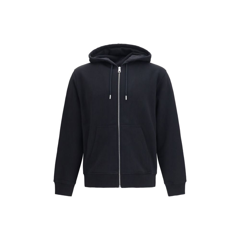 Sweatshirt Hoodie by Givenchy for men in cotton black & print features a edgy silhouette, detailed with a edgy hooded neckline and long-sleeve for a refined finish.