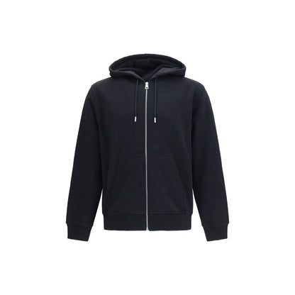 Sweatshirt Hoodie by Givenchy for men in cotton black & print features a edgy silhouette, detailed with a edgy hooded neckline and long-sleeve for a refined finish.