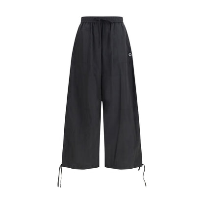 Cargo Pants by Kenzo for women in cotton polyester black & signature presents a on trend silhouette, artfully finished with a on trend relaxed-fit, regular-fit & wide, long, and for a sophisticated look.