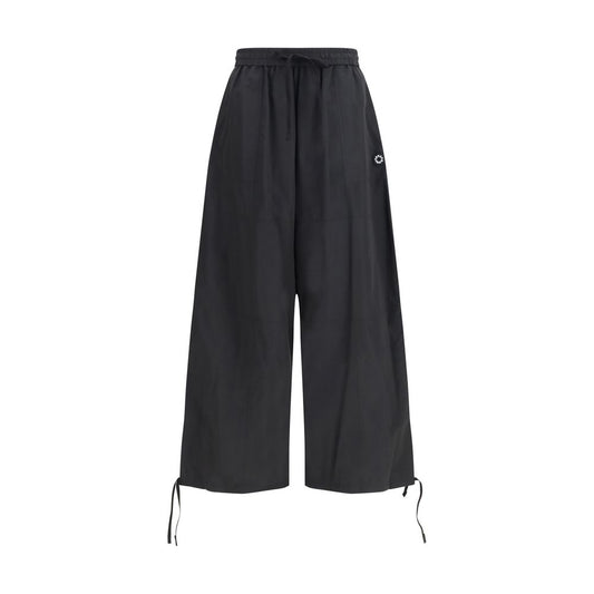 Cargo Pants by Kenzo for women in cotton polyester black & signature presents a on trend silhouette, artfully finished with a on trend relaxed-fit, regular-fit & wide, long, and for a sophisticated look.
