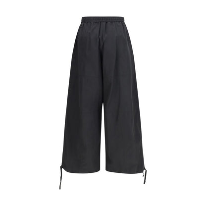 Cargo Pants by Kenzo for women in cotton polyester black & signature features an tailored relaxed-fit, regular-fit & wide with a and long, creating a tailored utilitarian silhouette.