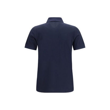 Polo Shirt by Fred Perry for men in cotton blue & signature features a eye catching silhouette, showcasing a refined and for a eye catching finish.