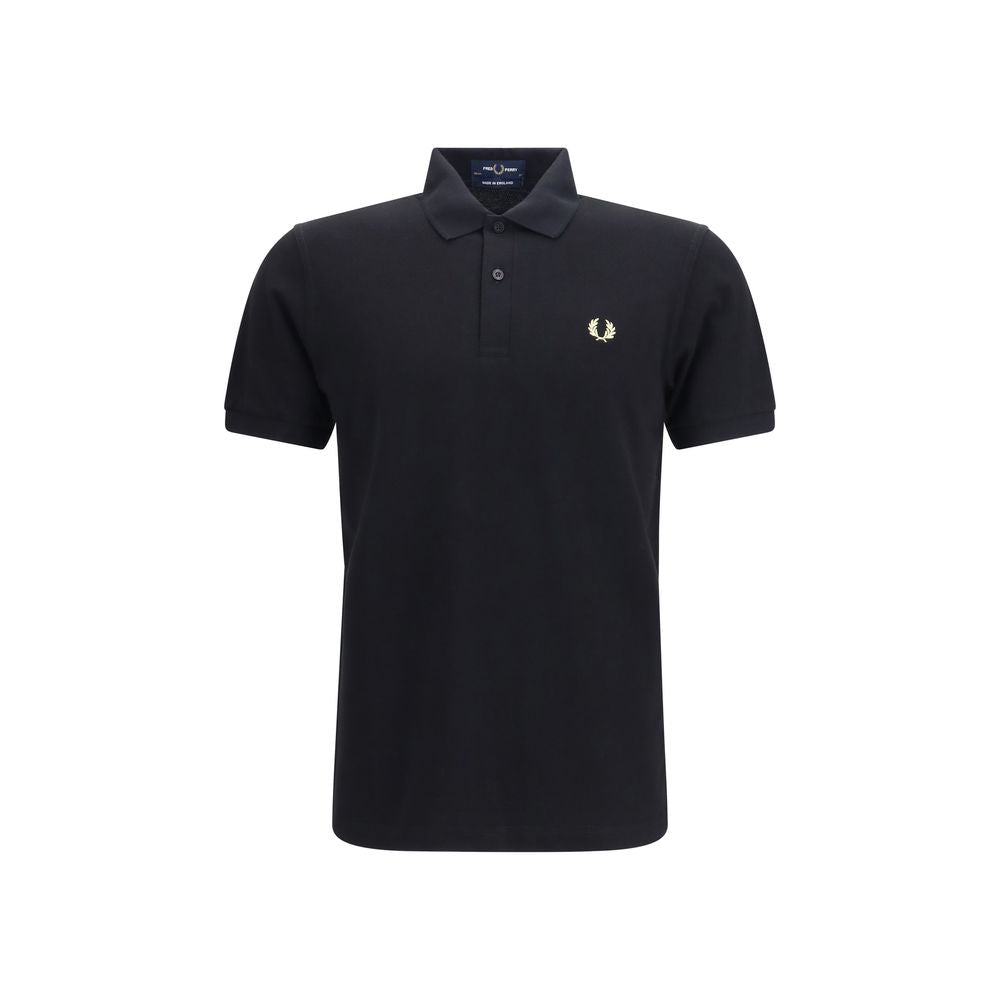 Polo Shirt by Fred Perry for men in cotton black & signature showcases a enviable silhouette, featuring a refined and for a enviable finish.