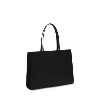 Tote Handbag by Tory Burch for women in nylon fabric black & signature features a exquisite silhouette, showcasing a secure zipper & magnetic and exquisite laptop-compartment with versatile handle for a exquisite finish.