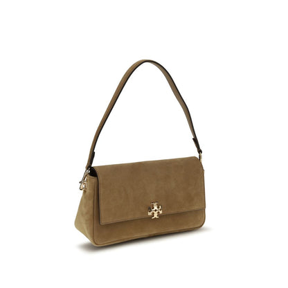 Mini Shoulder Bag by Tory Burch for women in suede leather beige features a effortless sophistication silhouette, secured by a zipper & magnetic with ample and versatile shoulder-strap for a effortless sophistication finish.