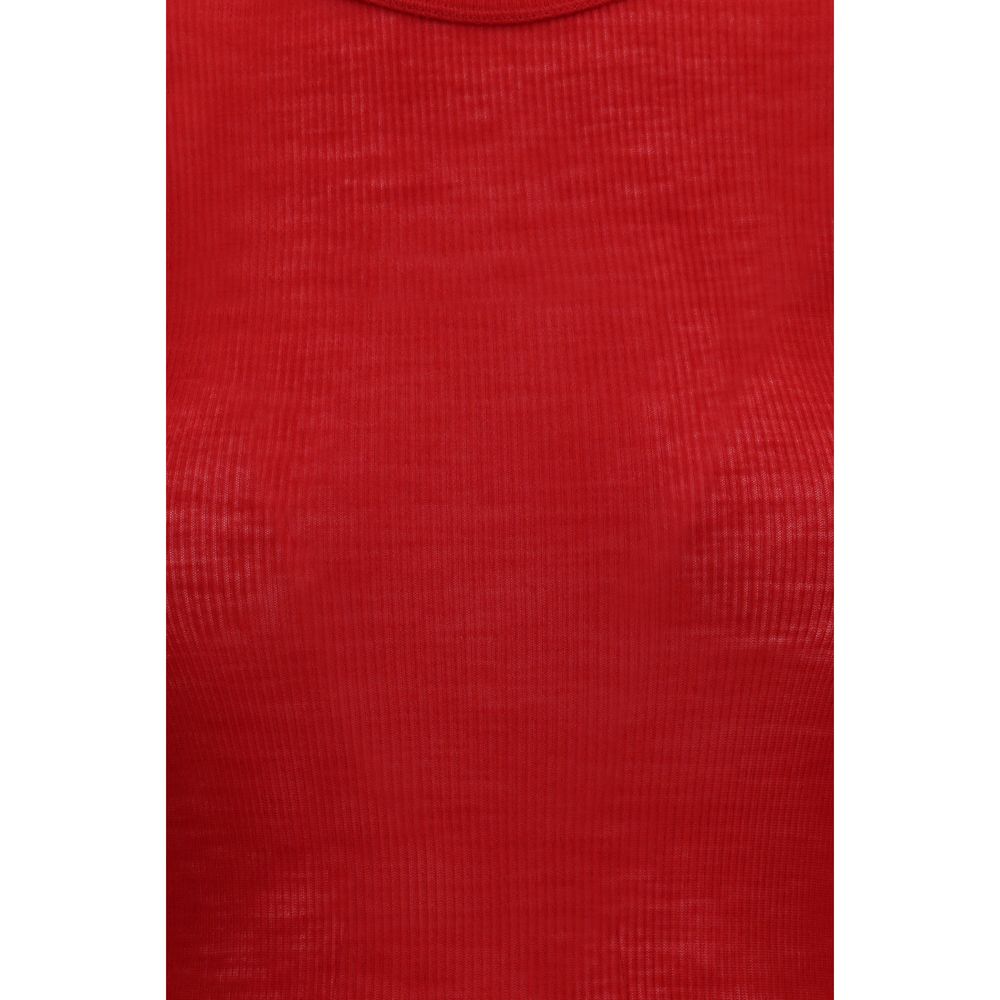 T-Shirt by Versace for women in wool multicolor & signature showcases a dramatic silhouette, elegantly detailed with a dramatic and for a truly dramatic finish.