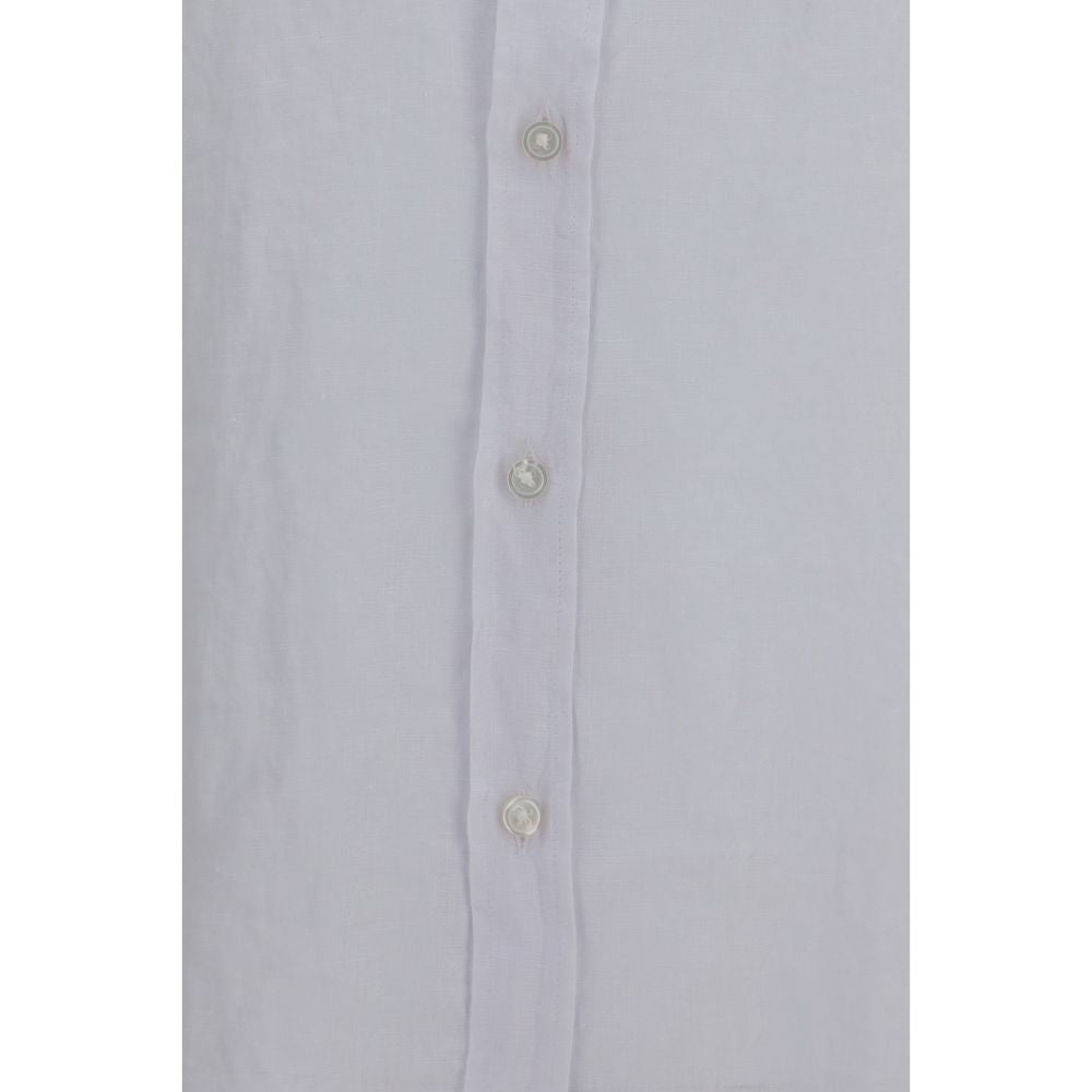 Dress Shirt by Hugo Boss Black for men in linen black & white, featuring a nuanced and nuanced for a sophisticated finish.