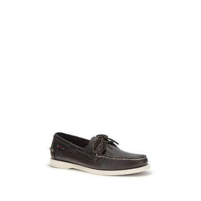 Loafer Slip-On Shoes by Sebago for men in bos taurus calf leather brown features an ergonomic silhouette, perfectly showcasing Men's Bos Taurus Calf Leather Loafer Slip-On Shoes with its distinct and elegant .