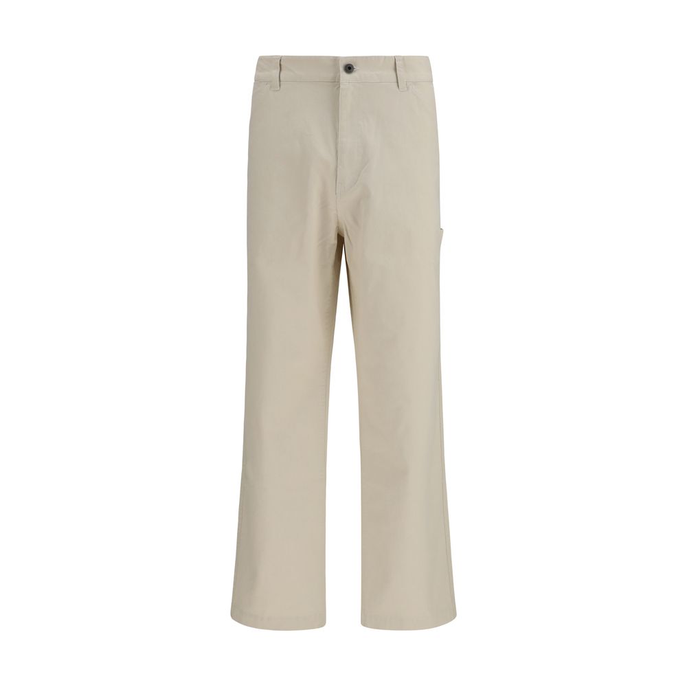 Casual Pants by Sebago for men in stretch cotton canvas beige presents a tailored silhouette, showcasing a tailored regular-fit and long cut with a refined for a truly tailored aesthetic.