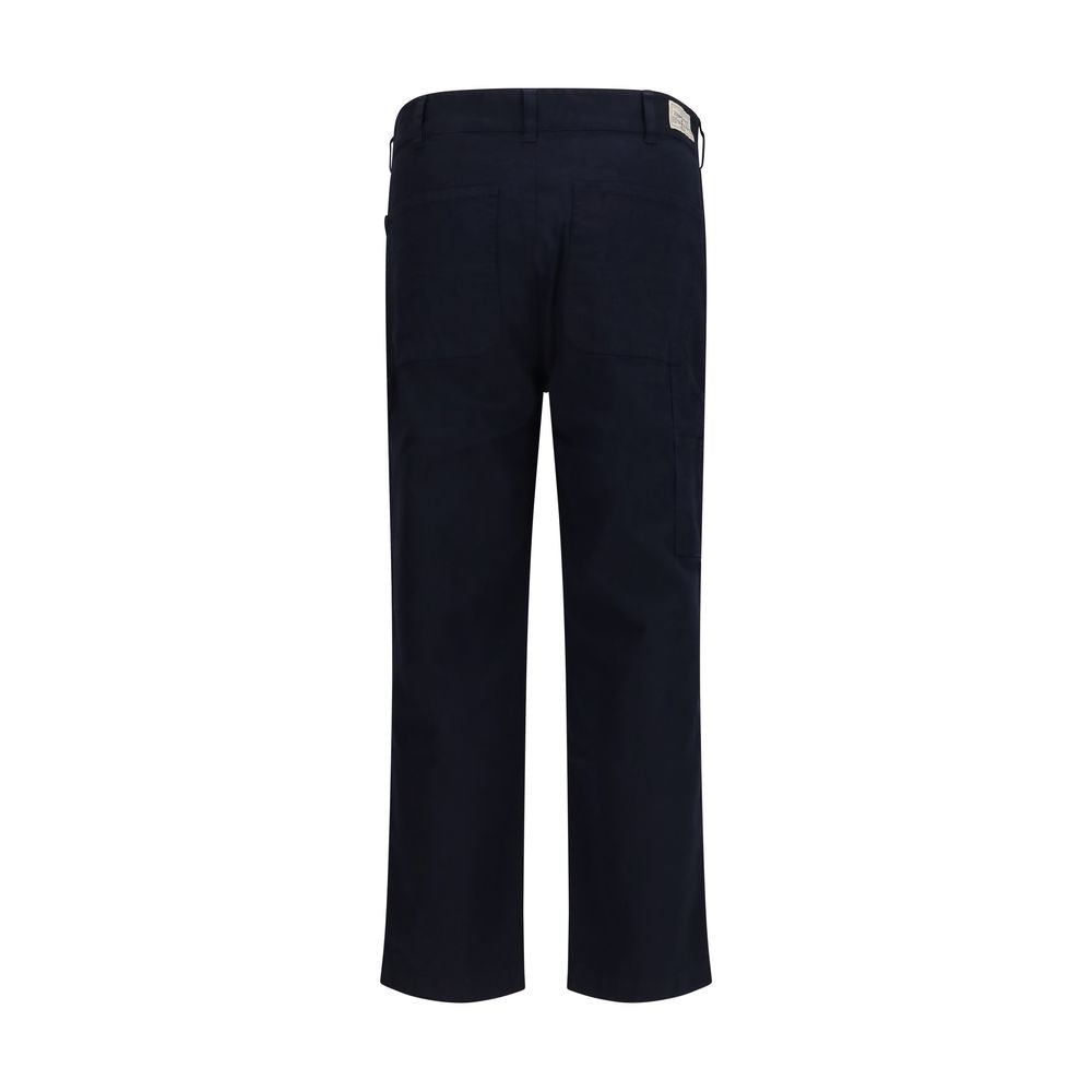 Casual Pants by Sebago for men in stretch cotton canvas blue features a refined silhouette with a refined regular-fit, defined by a and a refined long for a refined finish.