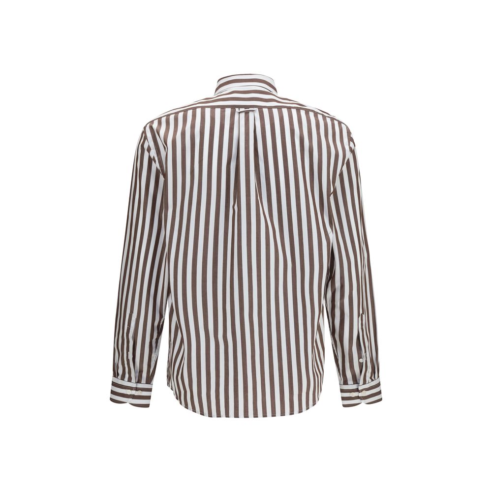 Sebago Brown Cotton Shirt