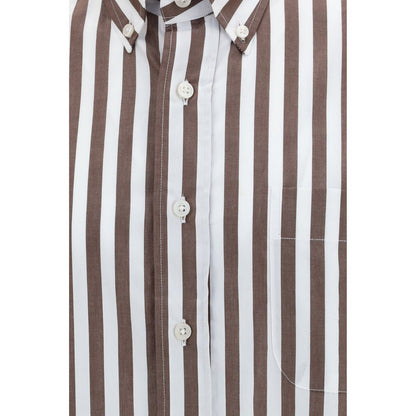 Sebago Brown Cotton Shirt