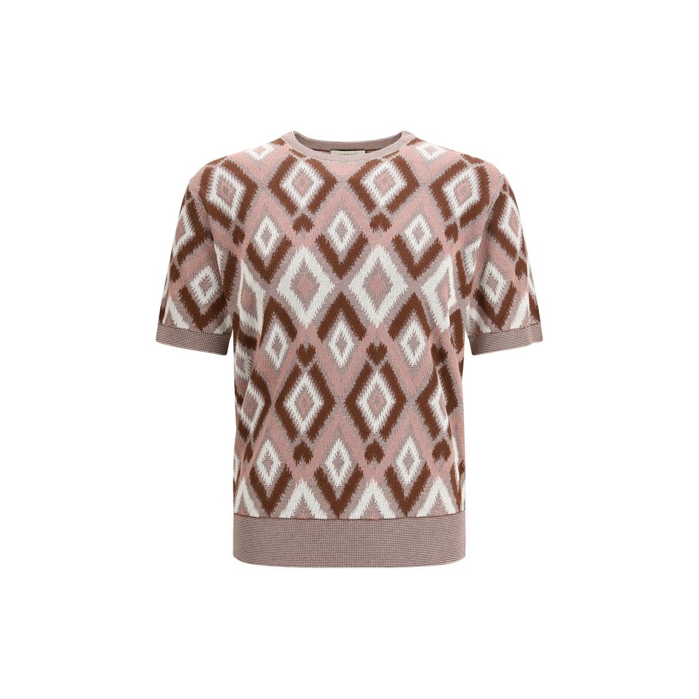 Sweatshirt by Piacenza Cashmere for men in cashmere cotton & silk multicolor & patterned presents a smart casual silhouette, featuring a smart casual and for a sophisticated look.