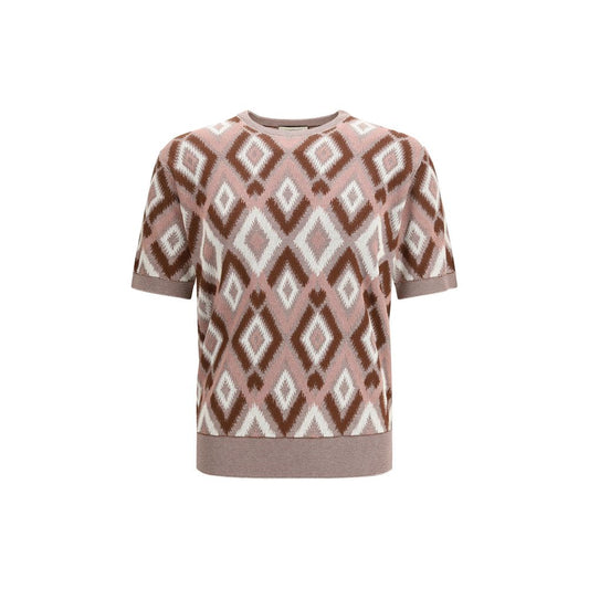 Sweatshirt by Piacenza Cashmere for men in cashmere cotton & silk multicolor & patterned presents a smart casual silhouette, featuring a smart casual and for a sophisticated look.