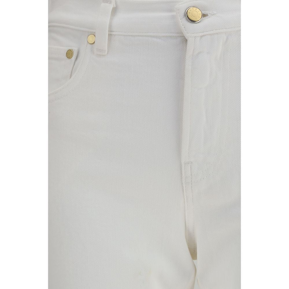 Jeans by Umit Benan for women in denim cotton white features a refined silhouette with a refined regular-fit & slim, defined by a and a refined long for a refined finish.