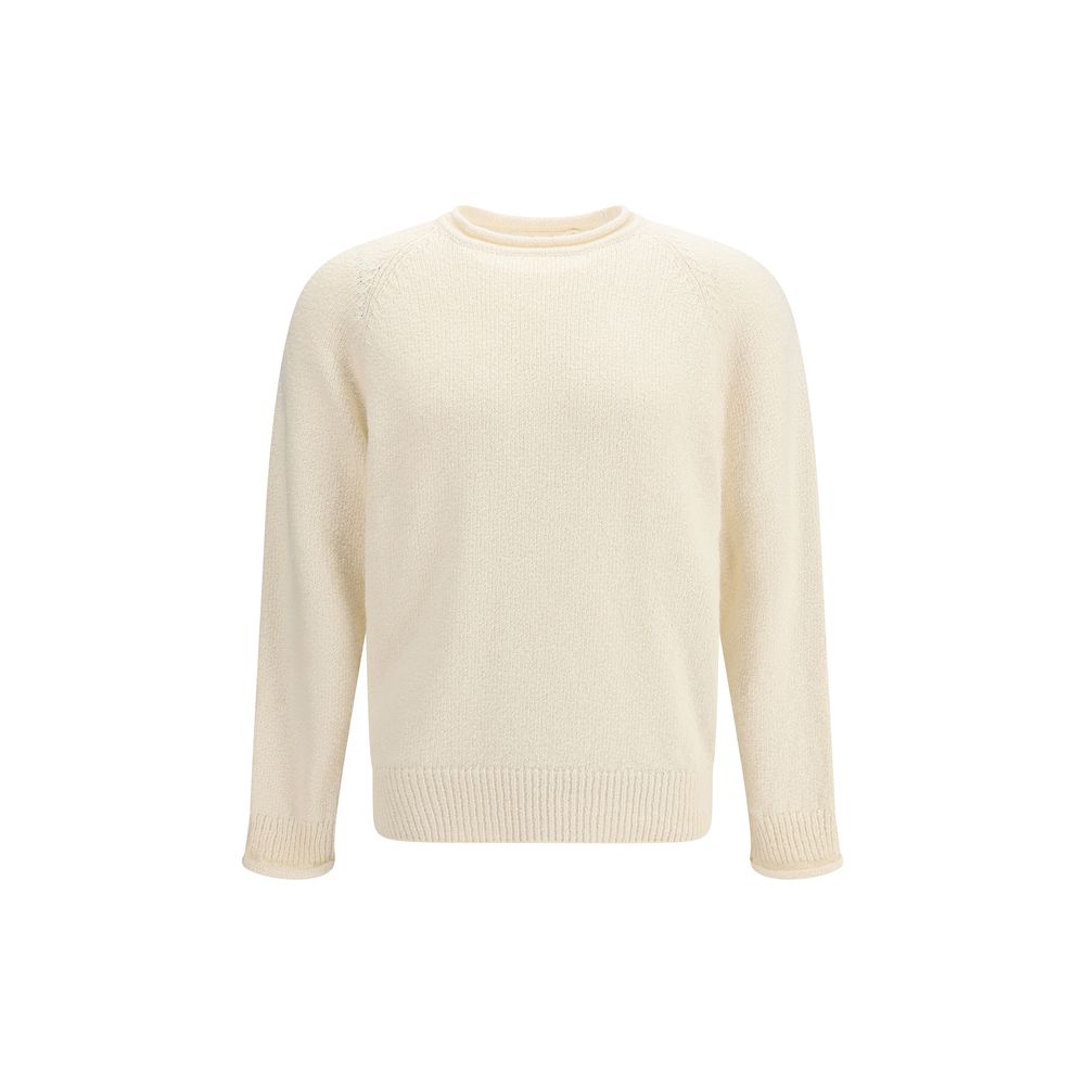 Sweatshirt by Umit Benan for men in cotton beige & natural features an magnificent silhouette, showcasing a sophisticated and detail for a truly magnificent finish.