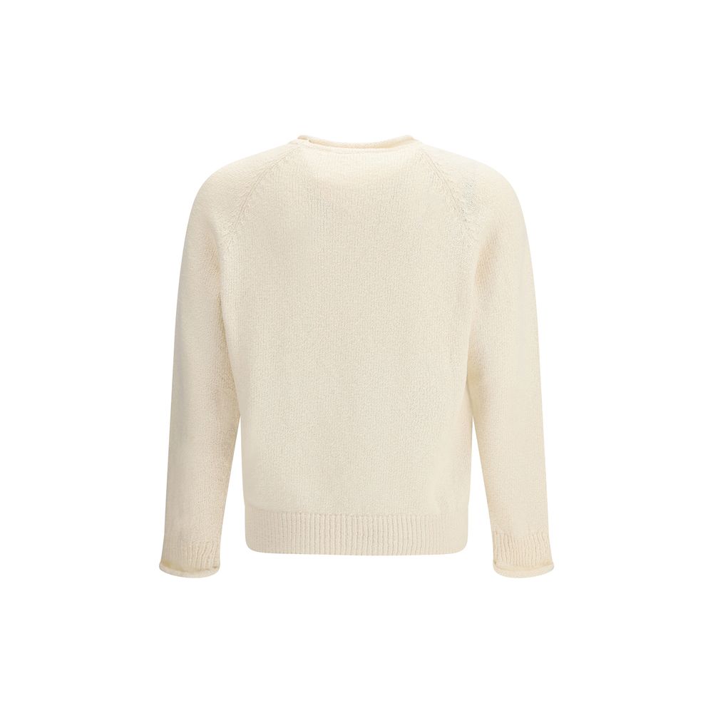 Sweatshirt by Umit Benan for men in cotton beige & natural presents a smart casual silhouette, featuring a smart casual and for a sophisticated look.
