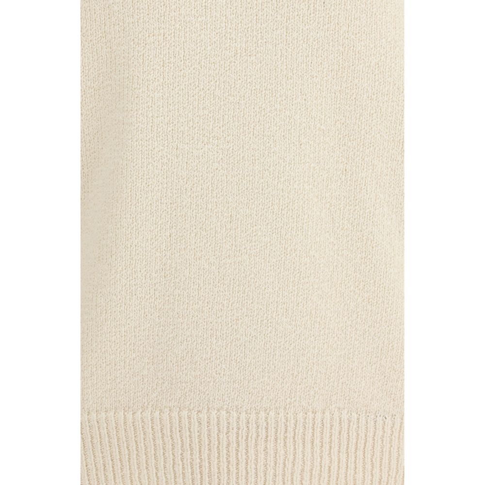 Sweatshirt by Umit Benan for men in cotton beige & natural features an exquisite silhouette, showcasing and details for a exquisite look.