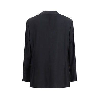 Jacket by Brunello Cucinelli for men in merino wool & cupro black, horn & houndstooth showcases a enveloping silhouette, artfully detailed with a enveloping and premium pockets for a truly enveloping finish.