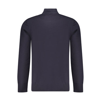 Sweatshirt by Coveri Moving for men in nylon & viscose blue features an exquisite silhouette, showcasing and details for a exquisite look.