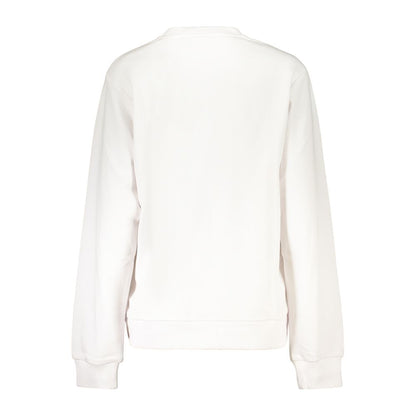 Sweatshirt by Fila for women in organic cotton & polyester white presents a smart casual silhouette, featuring a smart casual and for a sophisticated look.
